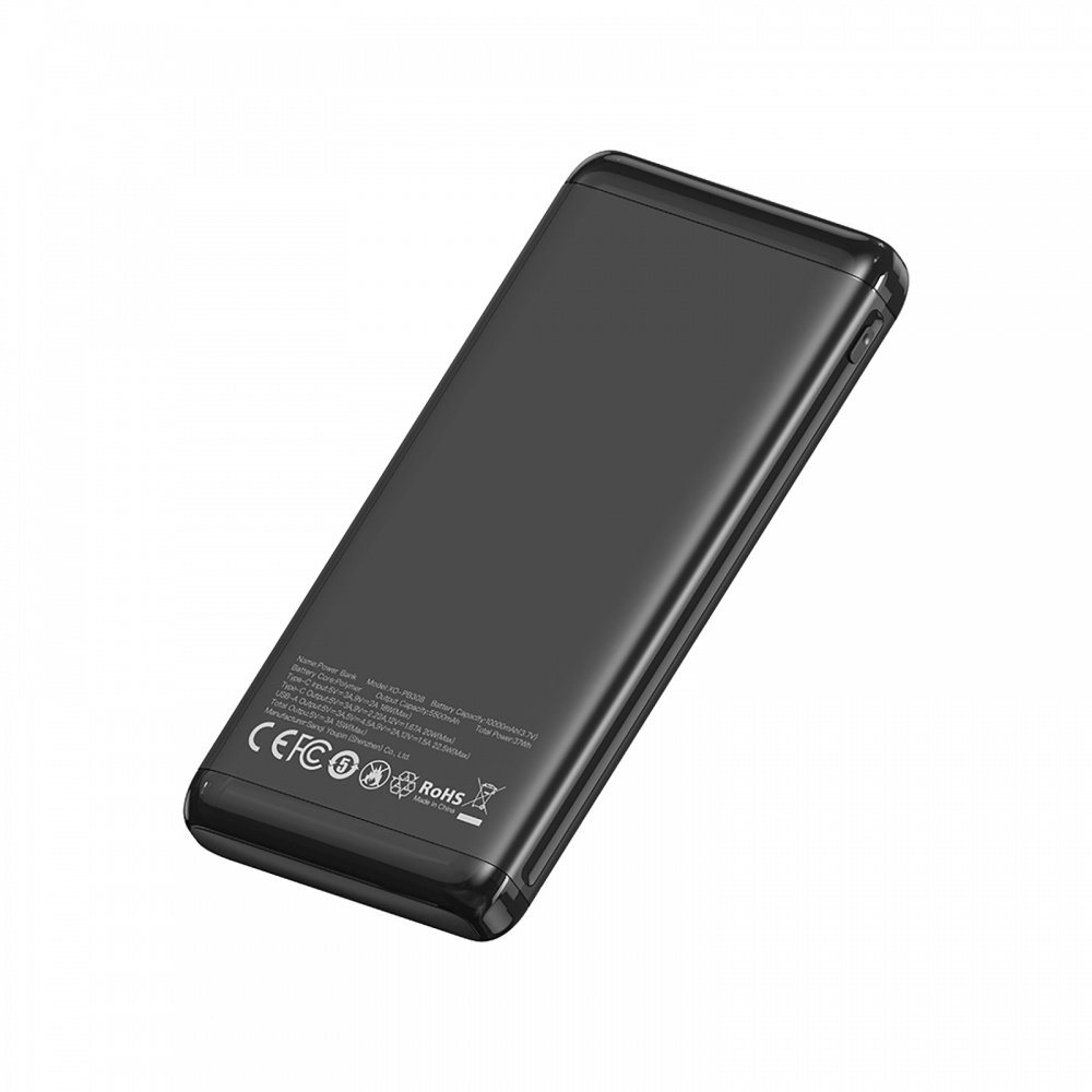 Повербанк Xo PB308 10000 mAh black (PB308.black)
