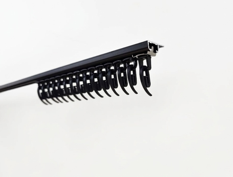 Карниз Karniz plus AL-1 одинарный 250 см черный 1 шт.