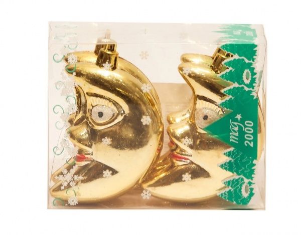 Набор елочных игрушек Месяц 032914 8 см 4 шт./уп. 