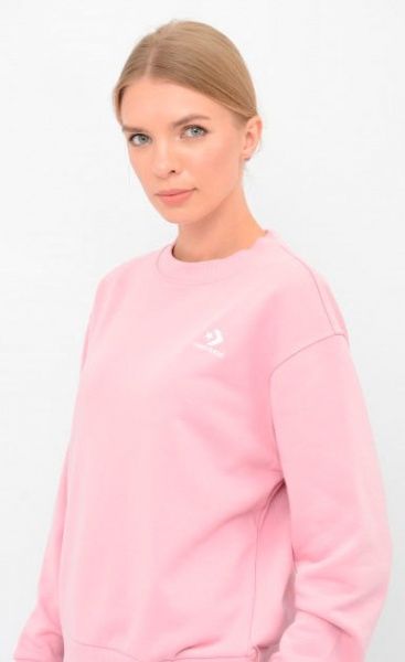 Джемпер Converse EMBROIDERED STAR CHEVRON CREW FT PINK 10019441-690 р. L розовый