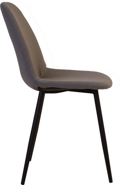 Стул обеденный Nowy Styl FABBI FX BLACK (BOX-2) GD-50 черный/серый
