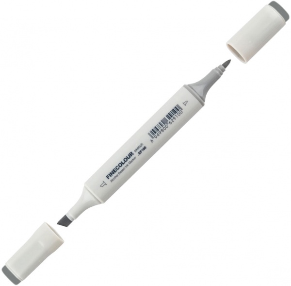Маркер спиртовий FINECOLOUR Sketch EF100-66 сіро-зелений №7 