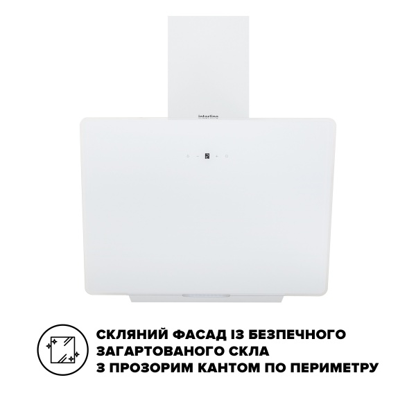 Витяжка Interline FLOW WH A/60/GL/M