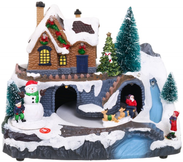 Декорація новорічна з підсвіткою ACJ000320 в асортименті світлодіодна (LED) 17 см 