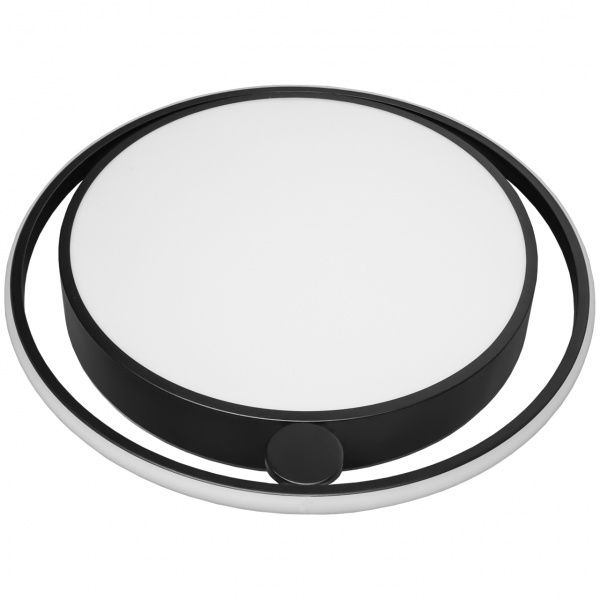 Світильник світлодіодний Hopfen з пультом ДК 80 Вт чорний 3000-6500 К SATELLITE 80W R BK 