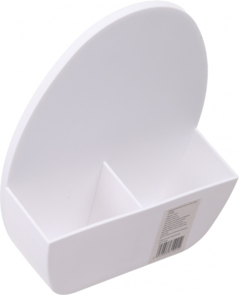 Зеркало косметическое овальное ST 20x15 см белое