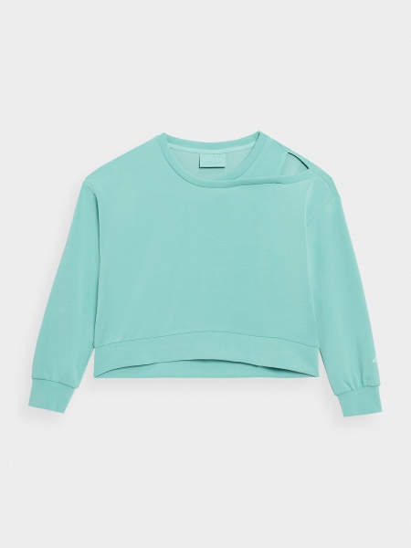 Світшот 4F SWEATSHIRT FNK 4FAW22TFSWF157-35S р. XS бірюзовий