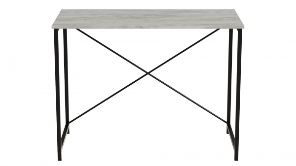 Стіл Line Лайт 1000x500x16 мм урбан лайт/чорний 