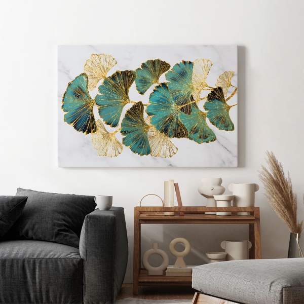 Картина на полотні Листя гінко 80x110 см WS Holst 2094651085 