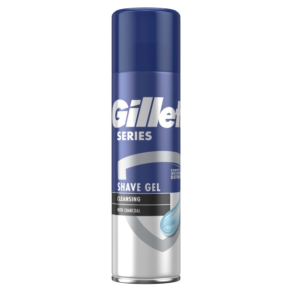 Гель для бритья Gillette Series очищающий с углем 200 мл