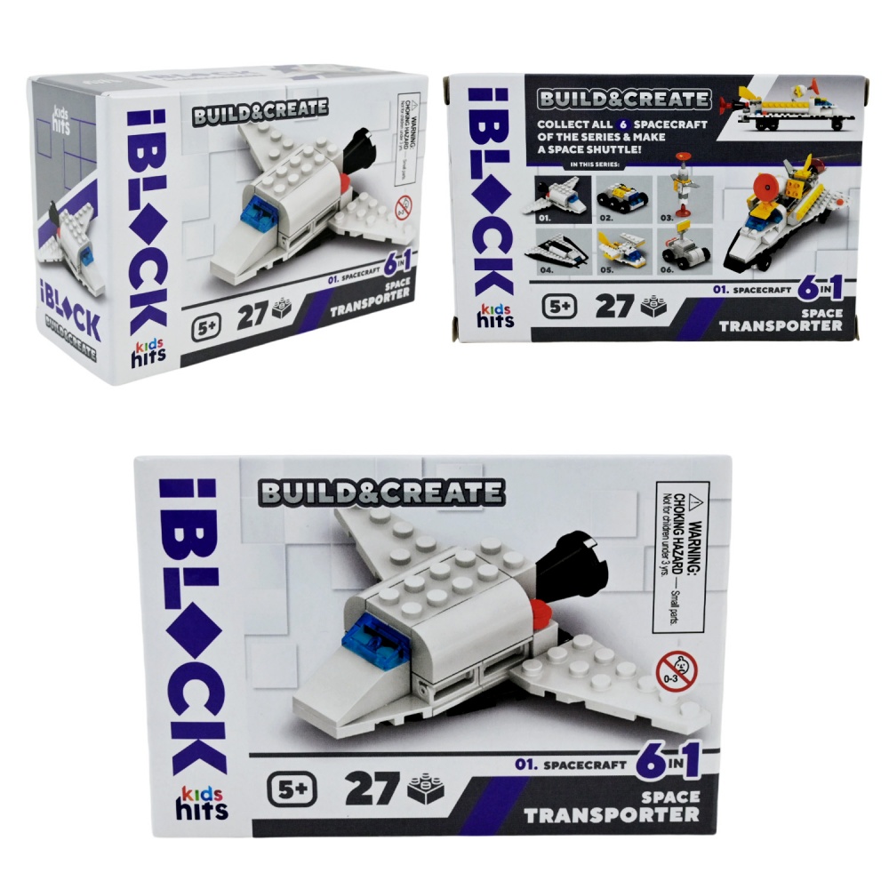 Конструктор Iblock Kids hits JUNIOR Космос (в ассортименте) KH51/003