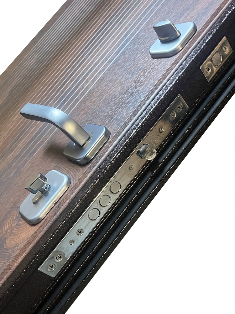 Дверь входная Двері БЦ Хотин (спил коньячный) медь 2050х860 мм левая