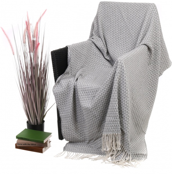 Плед Валенсія Міа 140x200 см сірий Vladi 