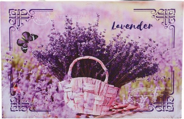 Коробка складна Лаванда в кошику 30х19,5х14 см