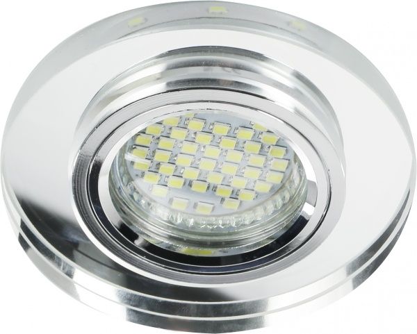 Светильник точечный LightMaster CL1060 с Led-подсветкой GU5.3 серебряный 