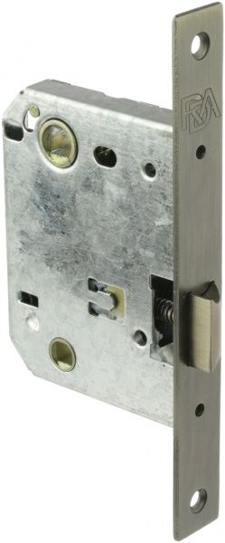 Замок врізний з ручками WC RDA Imola 70 мм матова антична латунь