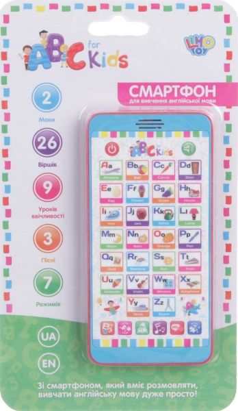Дитячий навчальний телефон Limo Toy M 3679 смартфон ODT065466
