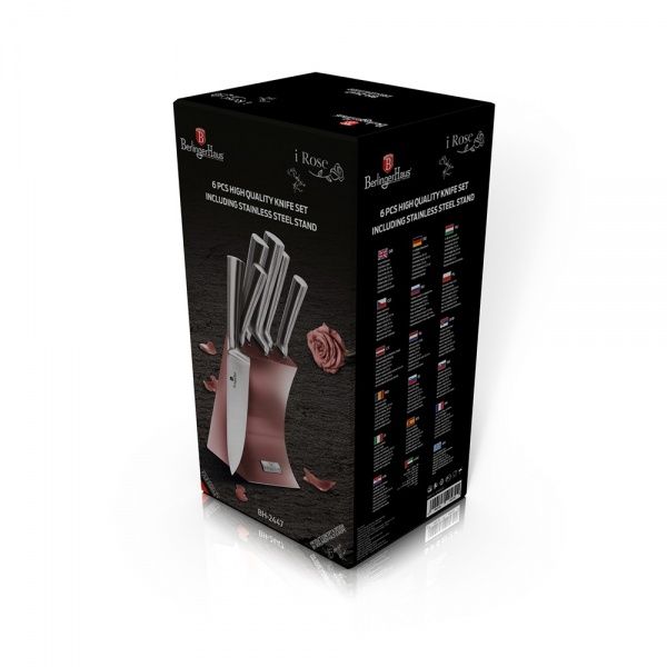 Набір ножів у колоді I-Rose Edition 6 предметів BH 2447 Berlinger