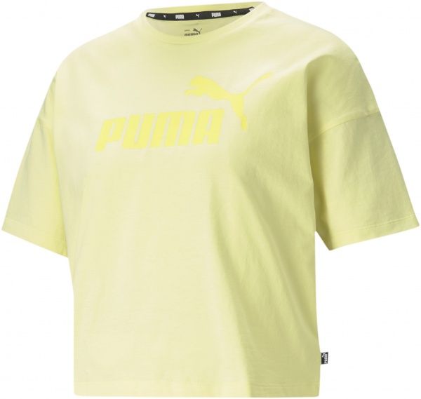 Футболка Puma ESS Cropped Logo Tee 58686640 XL жовтий