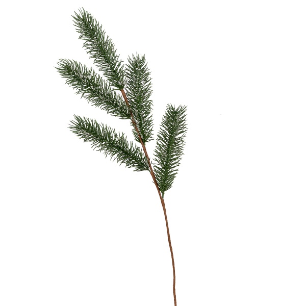 Гілочка декоративна хвойна YES! Fun з крижаними кристалами 67 см 973964 