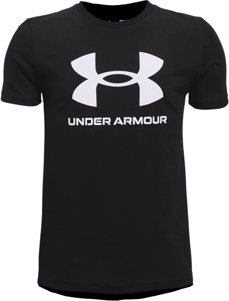 Футболка Under Armour UA SPORTSTYLE LOGO SS 1363282-001 р.XL черный