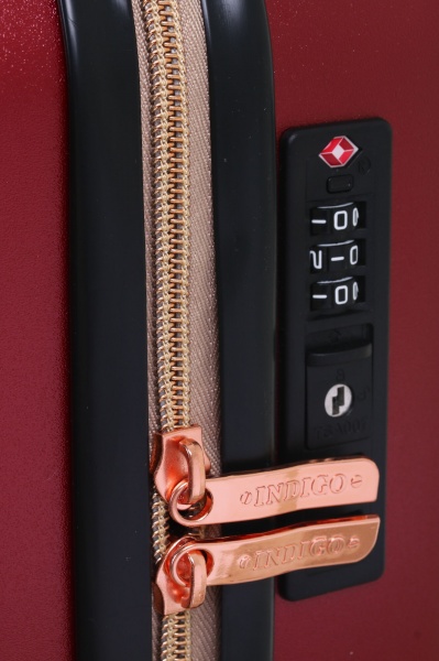 Чемодан 39 л бордовый LS22100 48х37х22 ABS 