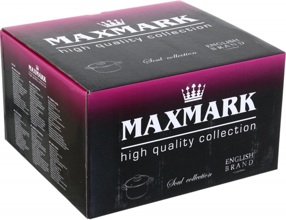 Кастрюля с крышкой Maxmark 4 л 22 см MK-3704