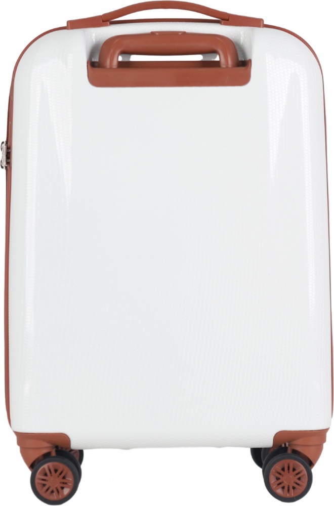 Чемодан Compass N1488 S белый 22x37,5x56,5 см