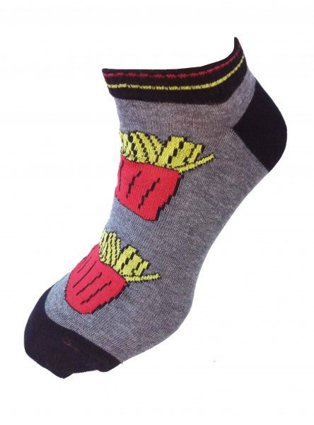 Шкарпетки чоловічі Молли Картопля Фрі р. 29 сірий 