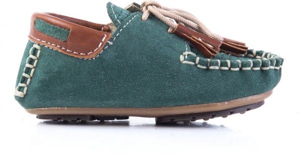 Пінетки дитячі MIRACLE р. 20 0-1-16-3 зелений із коричневим 