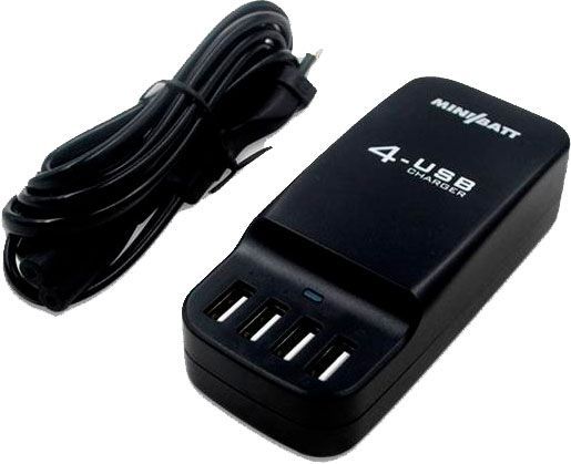 Зарядное устройство MiniBatt 4 Way Port USB MB - ADP 4USB