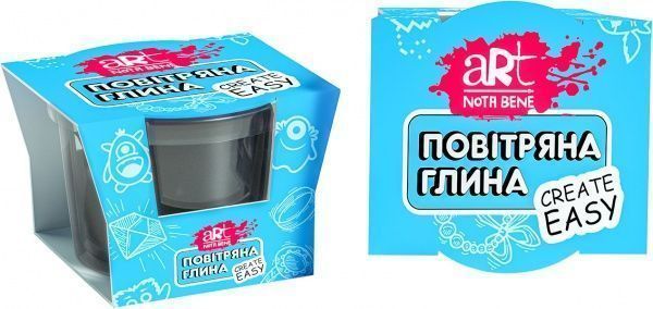 Глина воздушная Nota Bene 120 мл черная