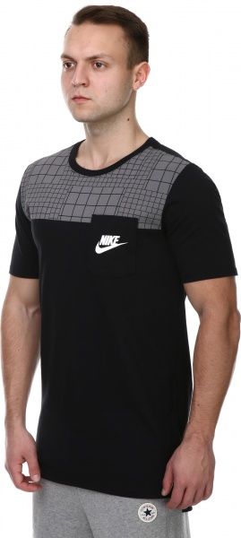 Футболка Nike M NSW TEE DRPTL AV15 PKT PRNT 834727-010 S чорний