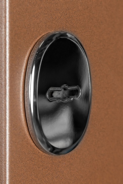 Дверь входная Булат Elegant 703 Metalic Wood - коричневая коричневый 2050x950 мм левая