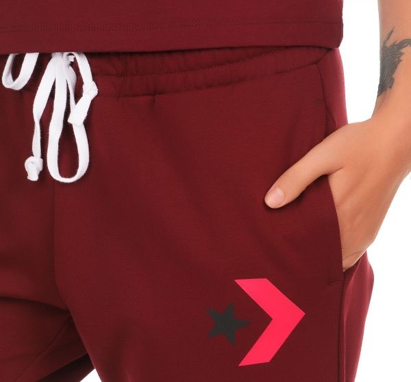 Брюки Converse Star_Chevron_Signature_Pant-FT 10007112-613 р. M бордовый