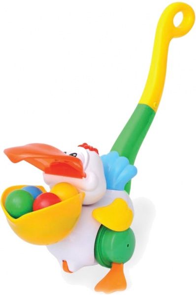 Игрушка-каталка Kiddieland Пеликан затейник со световыми и звуковыми эффектами