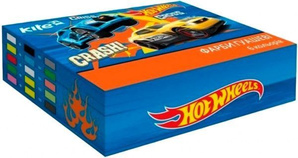 Фарба гуашева 6 кольорів, по 20 мл., Hot Wheels, HW17-062 Hot Wheels