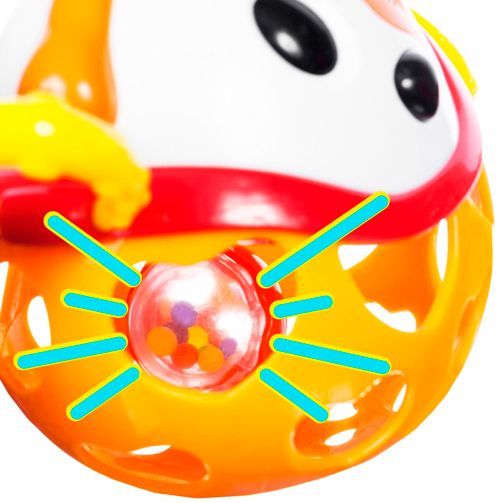 Іграшка-брязкальце Bebelino М'який м'яч Собака 58059