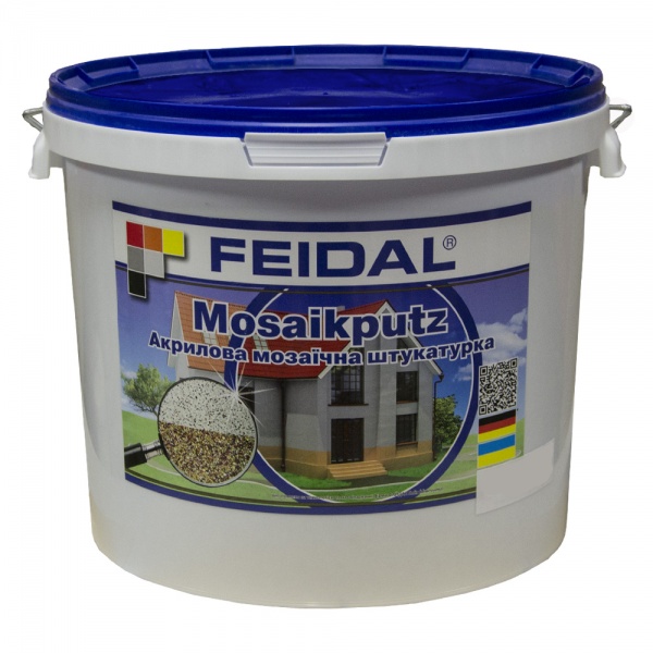Декоративная штукатурка Feidal мозаичная Mosaikputz mini A 17 15 кг