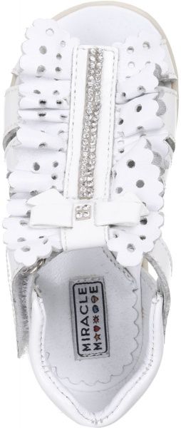 Сандалии MiracleMe для девочек 0315 р.21 белый 12-2-03-2 
