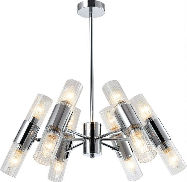 Люстра Accento lighting Bergamo 12x60 Вт E14 хром 