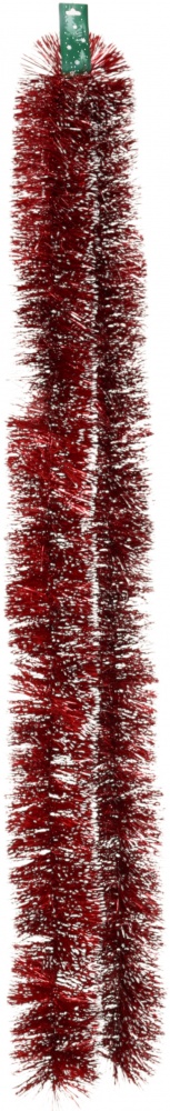 Дощик новорічний Christmas Soul Еліт 15 см 3 м червоний