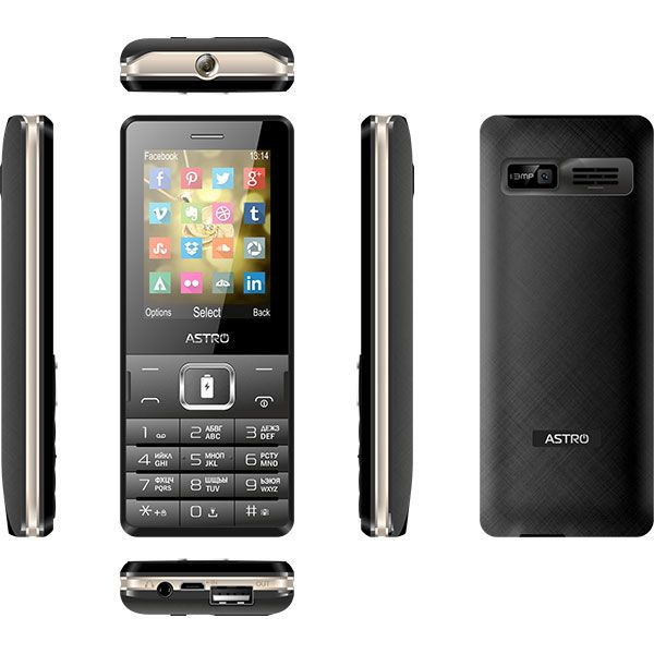 Мобильный телефон Astro В245 black