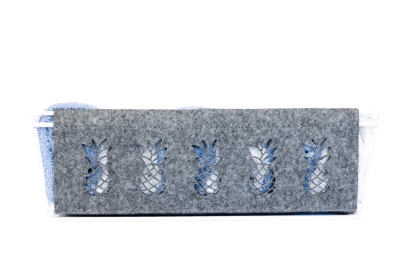 Набор полотенец Ананасы 24x10 см 