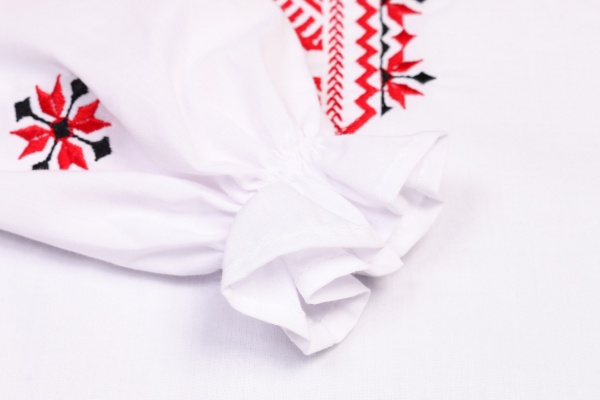 Вышиванка для девочек Эдельвика р.122 белый 360-21/09 