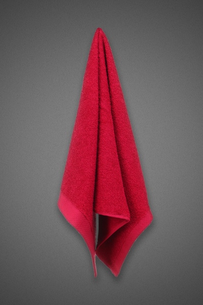 Рушник махровий Mina 40x70 см бордовий 