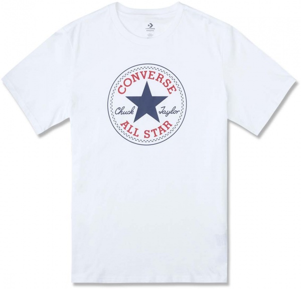 Футболка Converse STANDARD FIT CENTER FRONT CHUCK PATCH CORE TEE 10025459-102 р.2XL білий