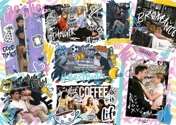 Пазли Trefl 500 Друзі колаж 37418