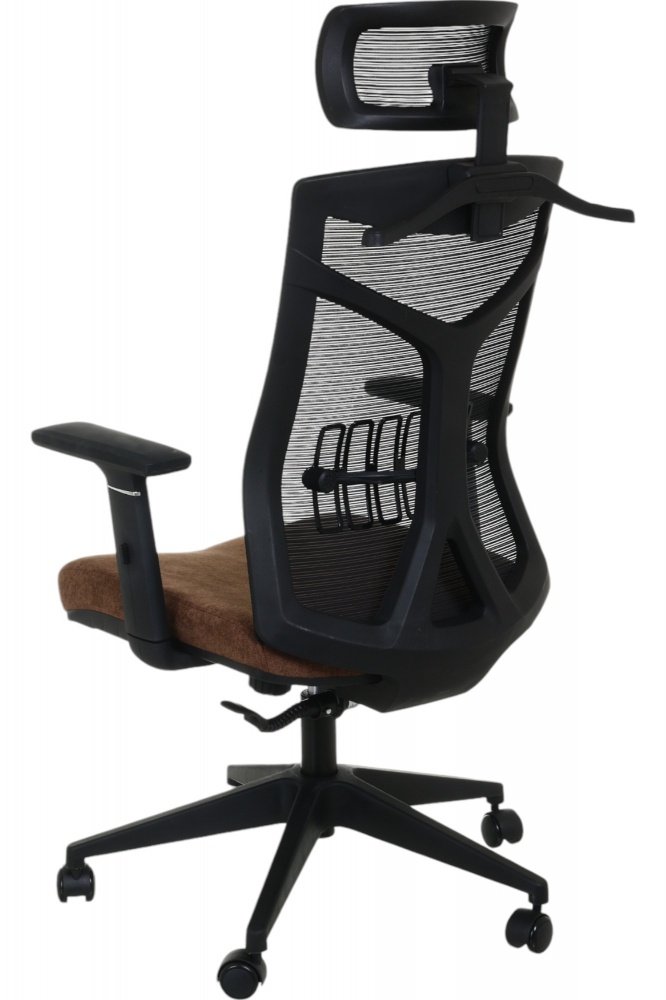 Крісло офісне Центр Меблів Тонго 64,5х70х124 см бежевий/чорний