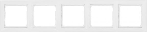 Рамка п'ятимісна Legrand Valena горизонтальна білий 774455